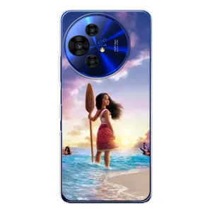 Чохол з мультфільмом Ваяна TCL 50 Pro NxtPaper (Моана з веслом)