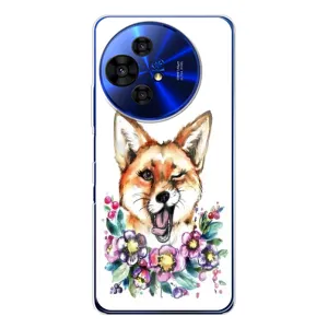 Чехлы с картинкой Лисички для TCL 50 Pro NxtPaper (VPrint) (Веселая лисичка)