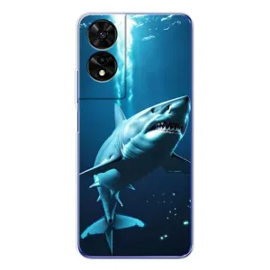 Чехол с принтом «Акула под водой» для TCL 505