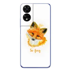 Чохли з картинкою Лисичка для TCL 505 (VPrint) (Дівчинка Лиса)