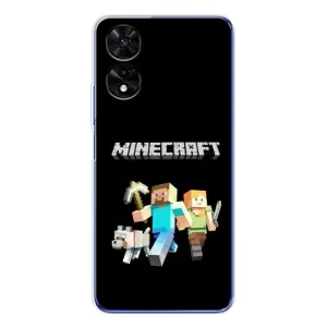 Чохол Майнкрафт на TCL 505 (AlphaPrint) Minecraft (герої Minecraft)