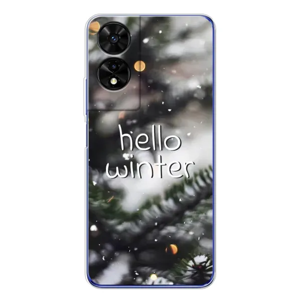 Чохол з принтом «Hello winter» для TCL 505 Чохол з принтом «Hello winter» для TCL 505