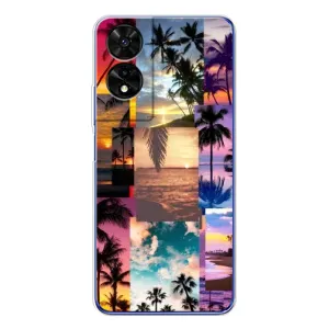 Силіконовий чохол з КАРТИНКАМИ літо для TCL 505 (AlphaPrint) (Літня відпустка)