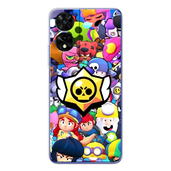 Чехол с принтом «Лого Brawl Stars» для TCL 505