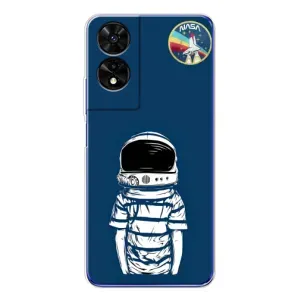 Чохол NASA для TCL 505 (AlphaPrint) (Хлопчик в шоломі)