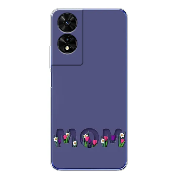 Чехол с принтом «Мама в цветах» для TCL 505