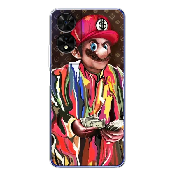 Чохол з принтом «Mario LV» для TCL 505