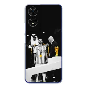 Чохли для TCL 505 (Leo чемпіон) (AlphaPrint) (Мессі коронований)