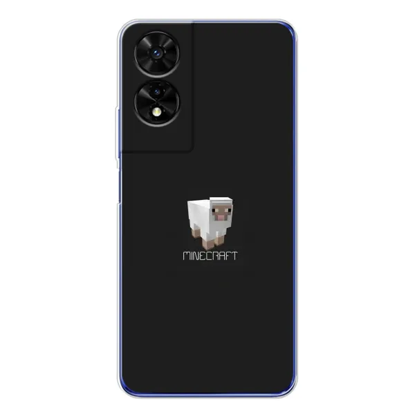 Чохол з принтом «Овечка Майнкрафт» для TCL 505