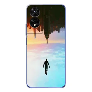 Чохол з людиною павуком для TCL 505 - (AlphaPrint) (Людина павук)