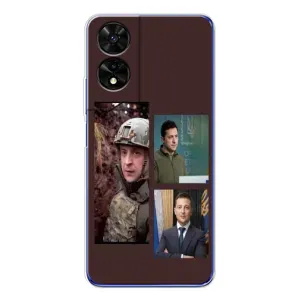 Чохол для TCL 505 (AlphaPrint - с принтом Зеленського)