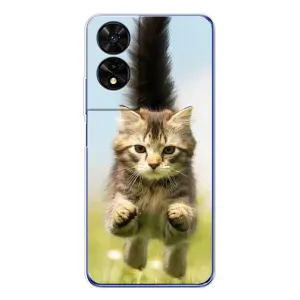 Чохли з Котиками для TCL 505 (VPrint) (Прижок кота)