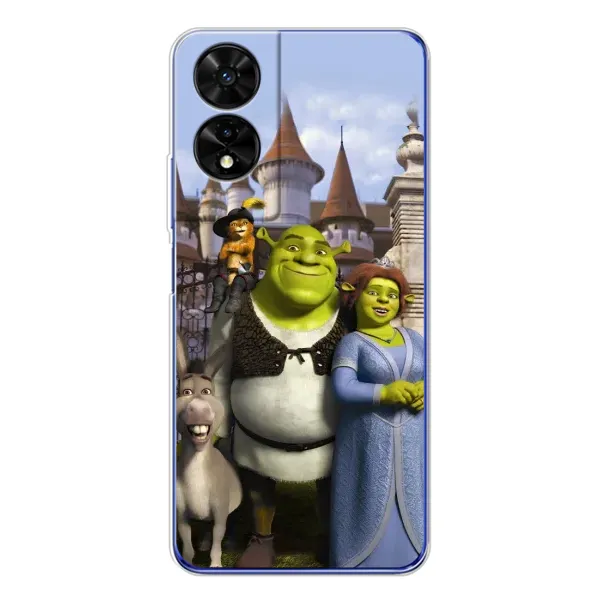 Чехол с принтом «Сказочные герои Шрека» для TCL 505