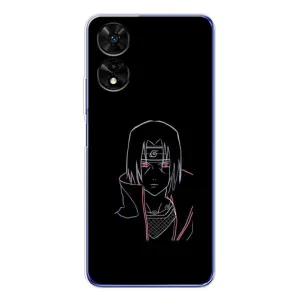 Чохли на тему: Ітачи Учіха для TCL 505 (AlphaPrint) (силует Ітачі)