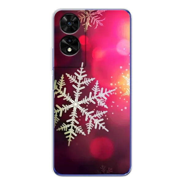 Чохол з принтом «Сніжинка» для TCL 505 Чохол з принтом «Сніжинка» для TCL 505