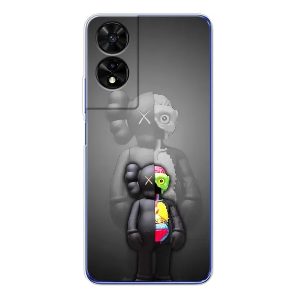 Чохол з принтом «Тіло Bearbrick» для TCL 505