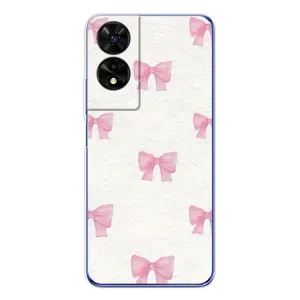 Чехол с бантиками на <td>ТКЛ 505 </td> (Розовые бантики)