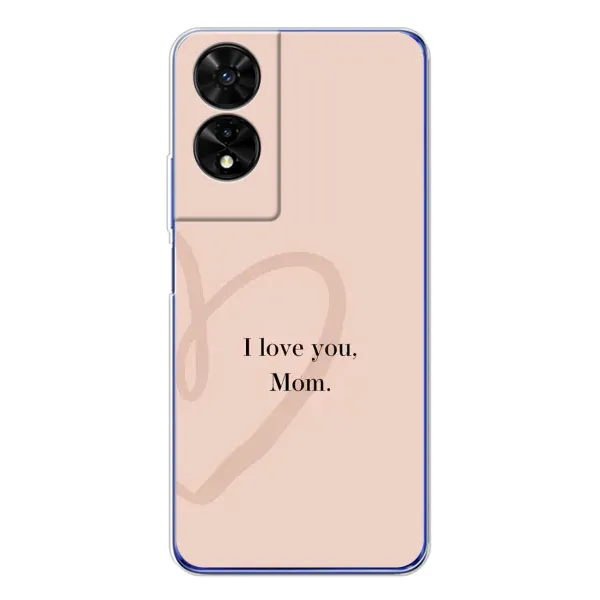 Чехол с принтом «Сердце маме» для TCL 505