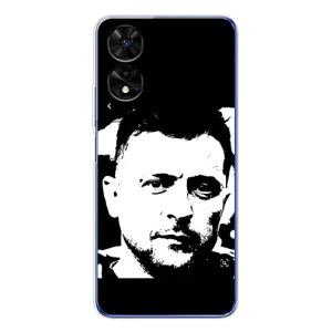 Чохол для TCL 505 (AlphaPrint - с принтом Зеленського) (Зеленский АРТ)