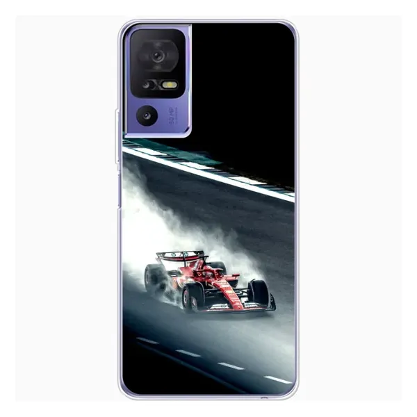 Чехол с принтом «Болид гоночный» для TCL 605