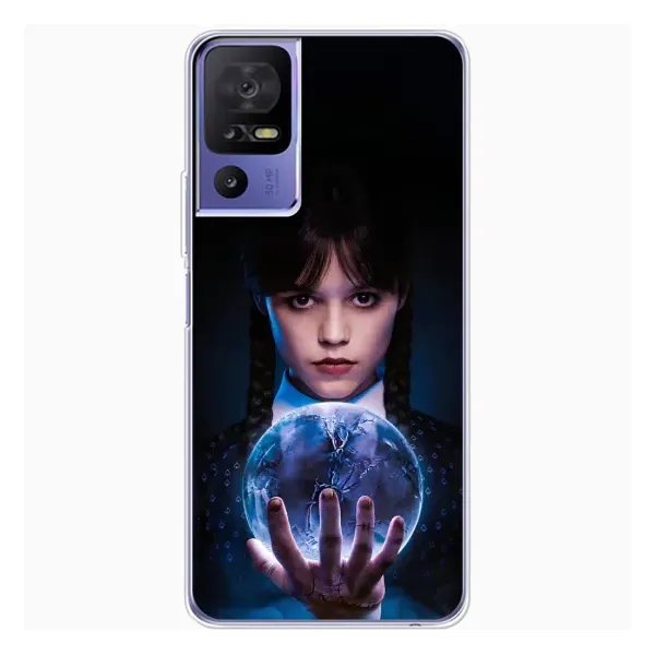 Чехол с принтом «Магическая сфера Уэнздей» для TCL 605