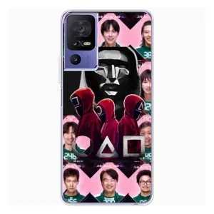 Чехол с принтом «Участники Игра кальмара» для TCL 605