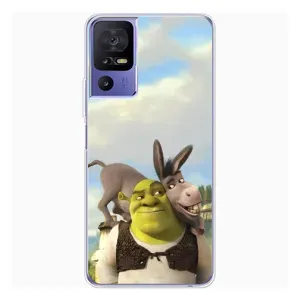 Чехол с принтом «Шрек и Осел» для TCL 605