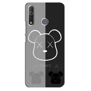Чехлы для TECNO Camon 12 Air CC6 - Bearbrick Louis Vuitton (PREMIUMPrint) (БеарБрик глаза)