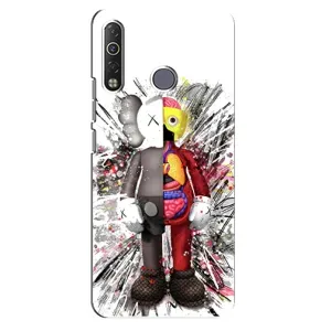 Чехлы для TECNO Camon 12 Air CC6 - Bearbrick Louis Vuitton (PREMIUMPrint) (Беарбрик)