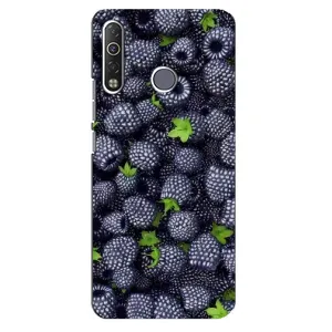 Чехлы с Фруктами для TECNO Camon 12 Air CC6 (VPrint) (Ежевика)