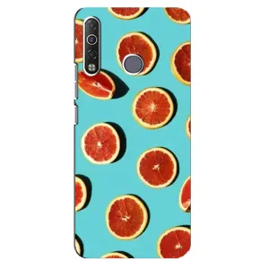 Чехлы с Фруктами для TECNO Camon 12 Air CC6 (VPrint) (Грейпфрут)