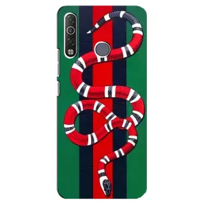 Чехлы ГУЧЧИ для Техно Камон 12 Ейр (AlphaPrint) (Gucci змия)