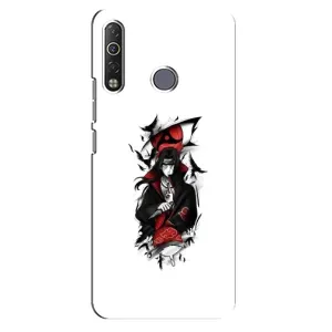 Чехлы на тему: Итачи Учиха для TECNO Camon 12 Air CC6 (AlphaPrint) (Итачи с атрибутами)