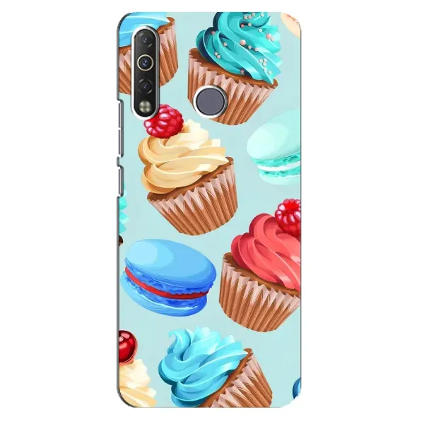 Чехол с принтом «Кексики» для TECNO Camon 12 Air CC6 Чехол с принтом «Кексики» для TECNO Camon 12 Air CC6