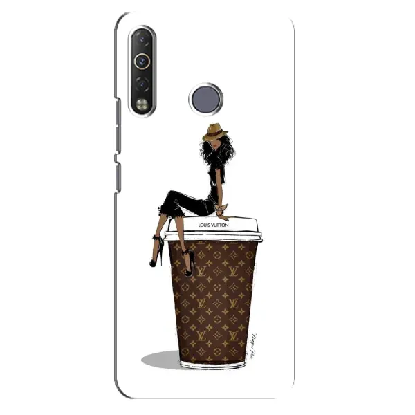 Чехол с принтом «кофе LOUIS VUITTON» для TECNO Camon 12 Air CC6