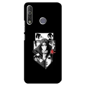 Чехлы на тему: Итачи Учиха для TECNO Camon 12 Air CC6 (AlphaPrint) (коллаж Итачи)