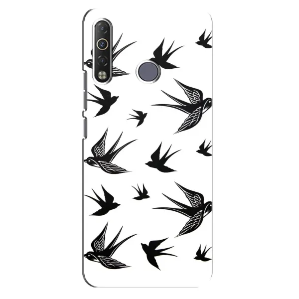 Чехол с принтом «Ласточки» для TECNO Camon 12 Air CC6 Чехол с принтом «Ласточки» для TECNO Camon 12 Air CC6