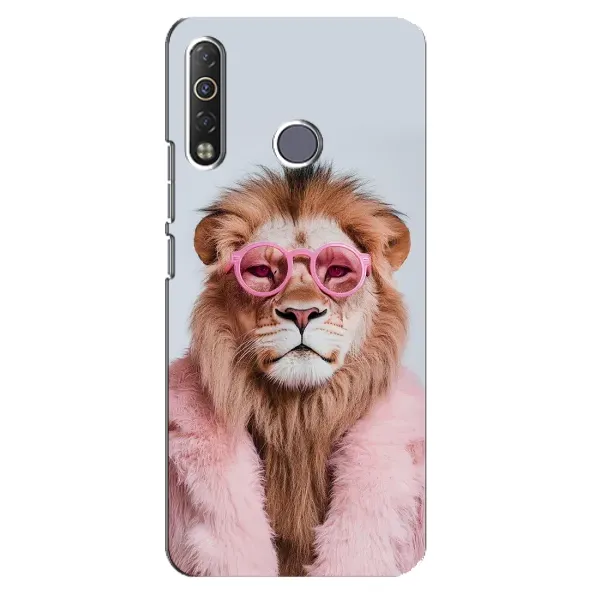 Чохол з принтом «Лев в окулярах» для TECNO Camon 12 Air CC6