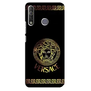 Чехлы VERSACE для Техно Камон 12 Ейр (PREMIUMPrint) (Logo Versace)