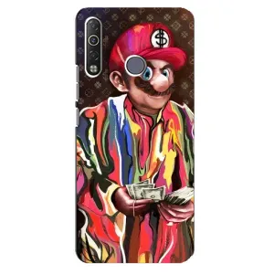 Брендновые Чехлы для TECNO Camon 12 Air CC6 - (PREMIUMPrint) (Mario LV)