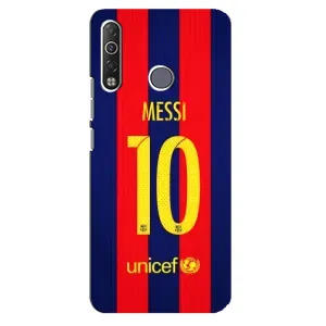 Чехлы Месси для TECNO Camon 12 Air CC6 (AlphaPrint) (Messi Barca 10)