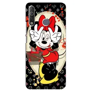 Чехол Disney Mouse TECNO Camon 12 Air CC6 (PREMIUMPrint) (Минни peace)