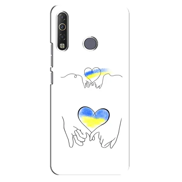 Чехол с принтом «Мир Украине» для TECNO Camon 12 Air CC6