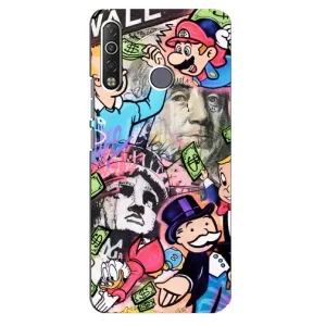 Чехлы с крутыми принтами для TECNO Camon 12 Air CC6 - (PREMIUMPrint) (Monopoly man)