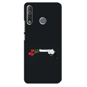 Чехлы (ART) Цветы на TECNO Camon 12 Air CC6 (VPrint) (Неожиданные цветы)