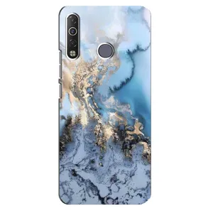 Мраморный чехол на TECNO Camon 12 Air CC6 (VPrint) (Нежный мрамор)