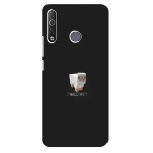 Чехол Майнкрафт на TECNO Camon 12 Air CC6 (AlphaPrint) Minecraft (Овечка Майнкрафт)