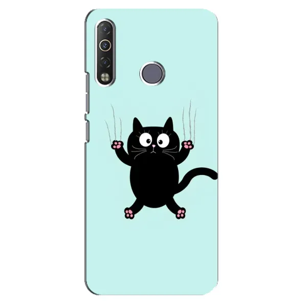 Чехол с принтом «Падающий кот» для TECNO Camon 12 Air CC6 Чехол с принтом «Падающий кот» для TECNO Camon 12 Air CC6