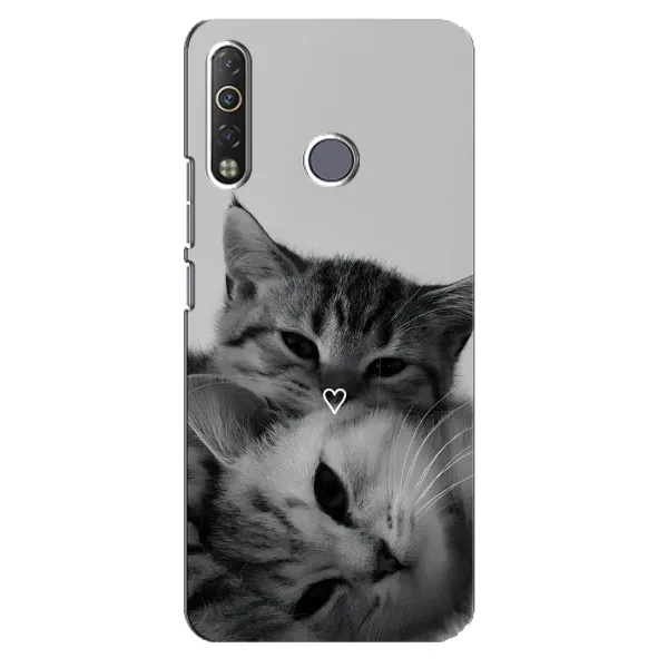 Чохол з принтом «Пара котів» для TECNO Camon 12 Air CC6