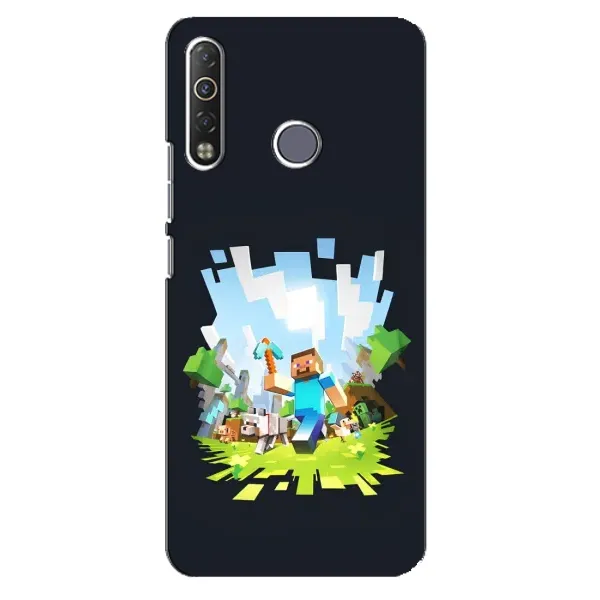 Чехол с принтом «персонажи Minecraft» для TECNO Camon 12 Air CC6 Чехол с принтом «персонажи Minecraft» для TECNO Camon 12 Air CC6